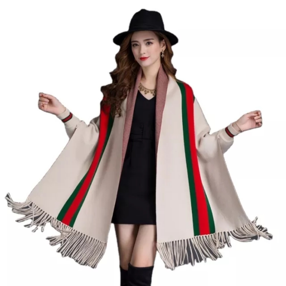 Cream- Stylish Warm Cashmere/Shawl for women - Picture 6 of 7